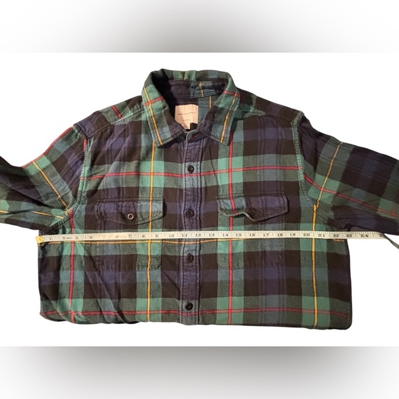 AE Outfitters Plaid Flannel Shirt Sz L Grunge Style Farmhouse  SKU 14 cabincore - Picture 6 of 8